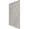 Ekena Millwork 19 5/8in. W x 19 5/8in. H Billow EnduraWall Decorative 3D Wall Panel Covers 2.67 Sq. Ft. WP20X20BWDST - alternate 2